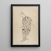 Skizzenbuch von Katsushika Hokusai und seinen Schülern Pl10 - Katsushika Hokusai — gerahmtes Bild an der Wand