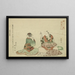 Kasanui - Katsushika Hokusai — gerahmtes Bild an der Wand