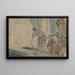 Kawasaki-Gemälde - Katsushika Hokusai — gerahmtes Bild an der Wand