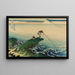 Kōshū Kajikazawa 2 - Katsushika Hokusai — gerahmtes Bild an der Wand