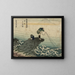 Katsushika Hokusai - Kajikazawa im — gerahmtes Bild an der Wand