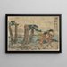 Numazu - Katsushika Hokusai — gerahmtes Bild an der Wand