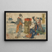 Odawara - Katsushika Hokusai — gerahmtes Bild an der Wand