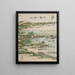 Rückkehr der Segel in Yabase - Katsushika Hokusai — gerahmtes Bild an der Wand