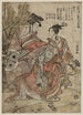 Shgastu kamuro manzai - Katsushika Hokusai — Ansicht des Kunstwerks