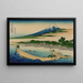 Tokaido Ejiri Tago no ura ryakuzu - Katsushika Hokusai — gerahmtes Bild an der Wand