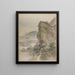 Landschaft - Kawabata Gyokushō — gerahmtes Bild an der Wand
