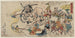 Dke Hyakumanben - Kawanabe Kyōsai — Ansicht des Kunstwerks