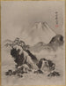 Mont Fuji - Kawanabe Kyōsai — Ansicht des Kunstwerks