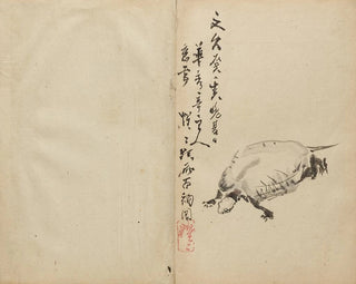 Schildkröte - Kawanabe Kyōsai — Ansicht des Kunstwerks
