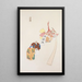 Illustrations gesammelt aus japanischen Spielzeugen Pl094 - Kawasaki Kyōsen — gerahmtes Bild an der Wand