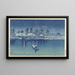 Ushibori - Kawase Hasui — gerahmtes Bild an der Wand