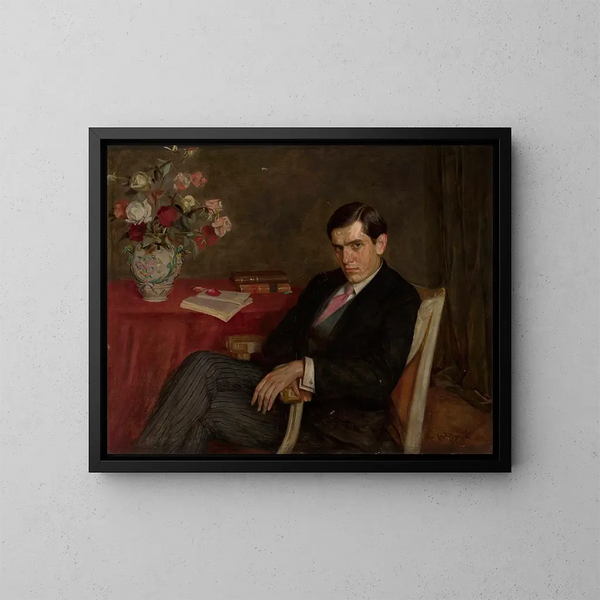 Portrait de Bolesław Malinowski - Kazimierz Mordasewicz — gerahmtes Bild an der Wand