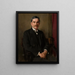 Portrait de Józef Pakies - Kazimierz Pochwalski — gerahmtes Bild an der Wand