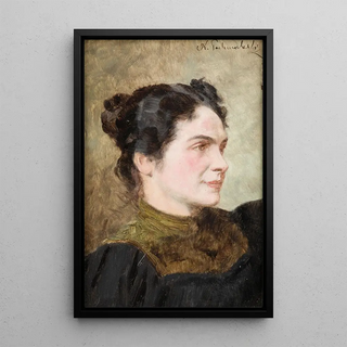 Kazimierz Pochwalski - Portrait of a Smiling Lady.webp