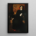 Portrait von Julia Stabrowska geborene Janiszewska Ehefrau des Künstlers - Kazimierz Stabrowski — gerahmtes Bild an der Wand