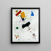 Suprematismus - Kasimir Malewitsch — gerahmtes Bild an der Wand
