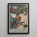 Hakone shuku - Keisai Eisen — gerahmtes Bild an der Wand