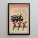Kankan odori no uta - Keisai Eisen — gerahmtes Bild an der Wand