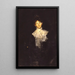 Eine Dame in Schwarz - Kenyon Cox — gerahmtes Bild an der Wand