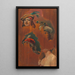 Studie eines Mannes und einer Frau - Kenyon Cox — gerahmtes Bild an der Wand