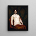 Der silberne Handspiegel - Kenyon Cox — gerahmtes Bild an der Wand