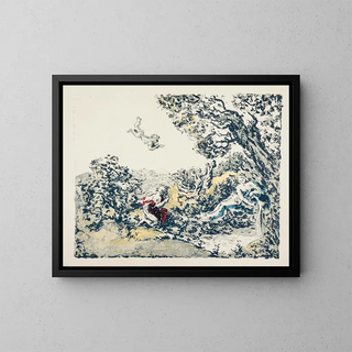 La Source - Ker Xavier Roussel — gerahmtes Bild an der Wand