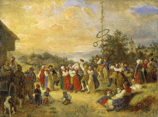 Danse de Midsummer à Rättvik - Kilian Zoll — Ansicht des Kunstwerks