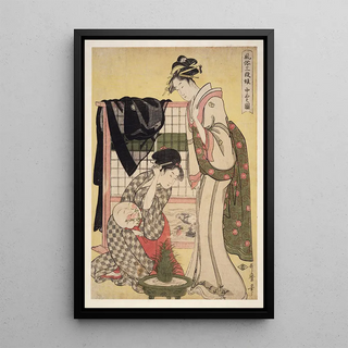 Kitagawa Utamaro - Chbon no zu Picture of the middle class.webp