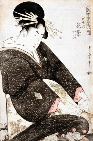 Kitagawa Utamaro - Courtesan Hanamurasaki of Tamaya.webp