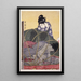Horogaya Moustiquaire für Babys - Kitagawa Utamaro — gerahmtes Bild an der Wand