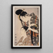 Kamiyui Coiffeur - Kitagawa Utamaro — gerahmtes Bild an der Wand