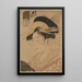 Portrait de beauté Takigawa au giya - Kitagawa Utamaro — gerahmtes Bild an der Wand