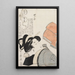 Rikomono Monsieur Je-sais-tout - Kitagawa Utamaro — gerahmtes Bild an der Wand
