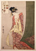 Rätselbild von Hanagi aus dem Haus Giya - Kitagawa Utamaro — Ansicht des Kunstwerks