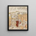 Ohne Titel - Kitao Shigemasa — gerahmtes Bild an der Wand