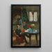 Arne Garborg besucht das Atelier des Künstlers in Paris - Kitty Kielland — gerahmtes Bild an der Wand