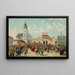 Lajkonik auf dem Hauptmarkt in Krakau - Klemens Bąkowski — gerahmtes Bild an der Wand