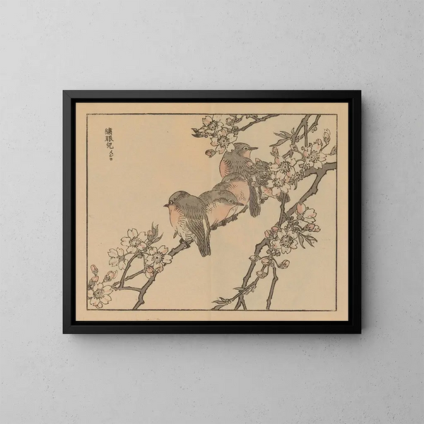 Bairei gafu, planche 27 - Kono Bairei — gerahmtes Bild an der Wand