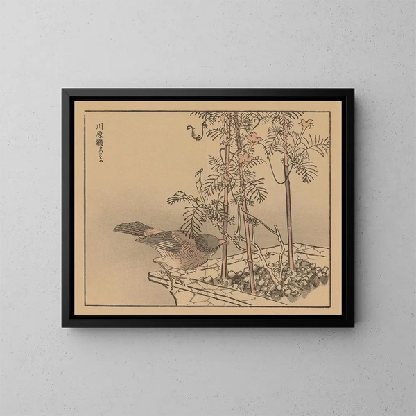 Kono Bairei — gerahmtes Bild an der Wand