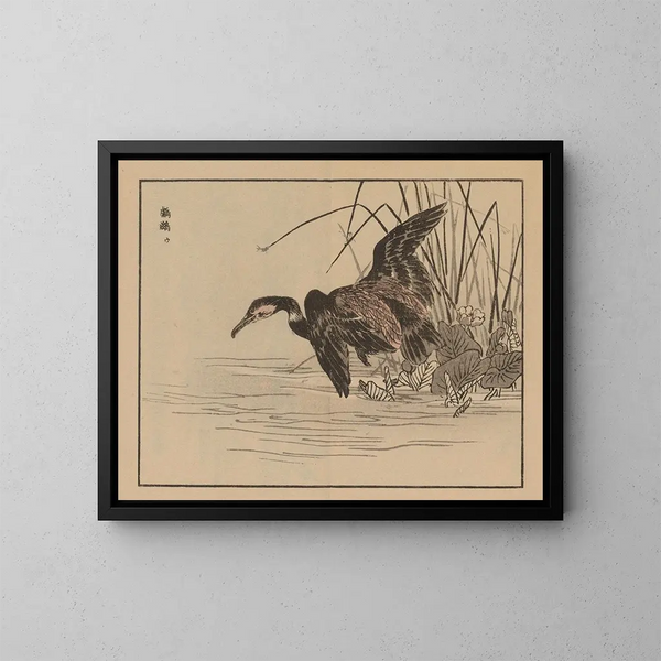 Album de Bairei, planche 33 - Kono Bairei — gerahmtes Bild an der Wand