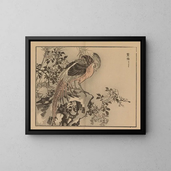 Kono Bairei — gerahmtes Bild an der Wand
