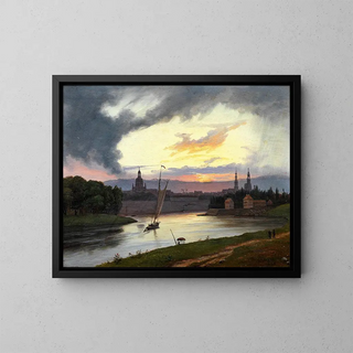 Knud Baade - Dresden at Sunset.webp