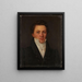 Portrait de Johan Tscherning - Knud Baade — gerahmtes Bild an der Wand