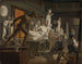 Szene der Akademie in Kopenhagen - Knud Baade — Ansicht des Kunstwerks