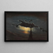 Studie der Wolken im Mondschein - Knud Baade — gerahmtes Bild an der Wand
