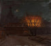 Winterabend in Dresden - Knud Baade — Ansicht des Kunstwerks