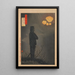 Kapitän Kani Ichita aus der Serie Spiegel der berühmten Männer des Heeres und der Marine - Kobayashi Kiyochika — gerahmtes Bild an der Wand