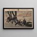 Hourra für das Große Kaiserreich Japan, die erste Armee erobert Fenghuangcheng - Kobayashi Kiyochika — gerahmtes Bild an der Wand