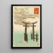 Heiligtum Itsukushima - Kobayashi Kiyochika — gerahmtes Bild an der Wand